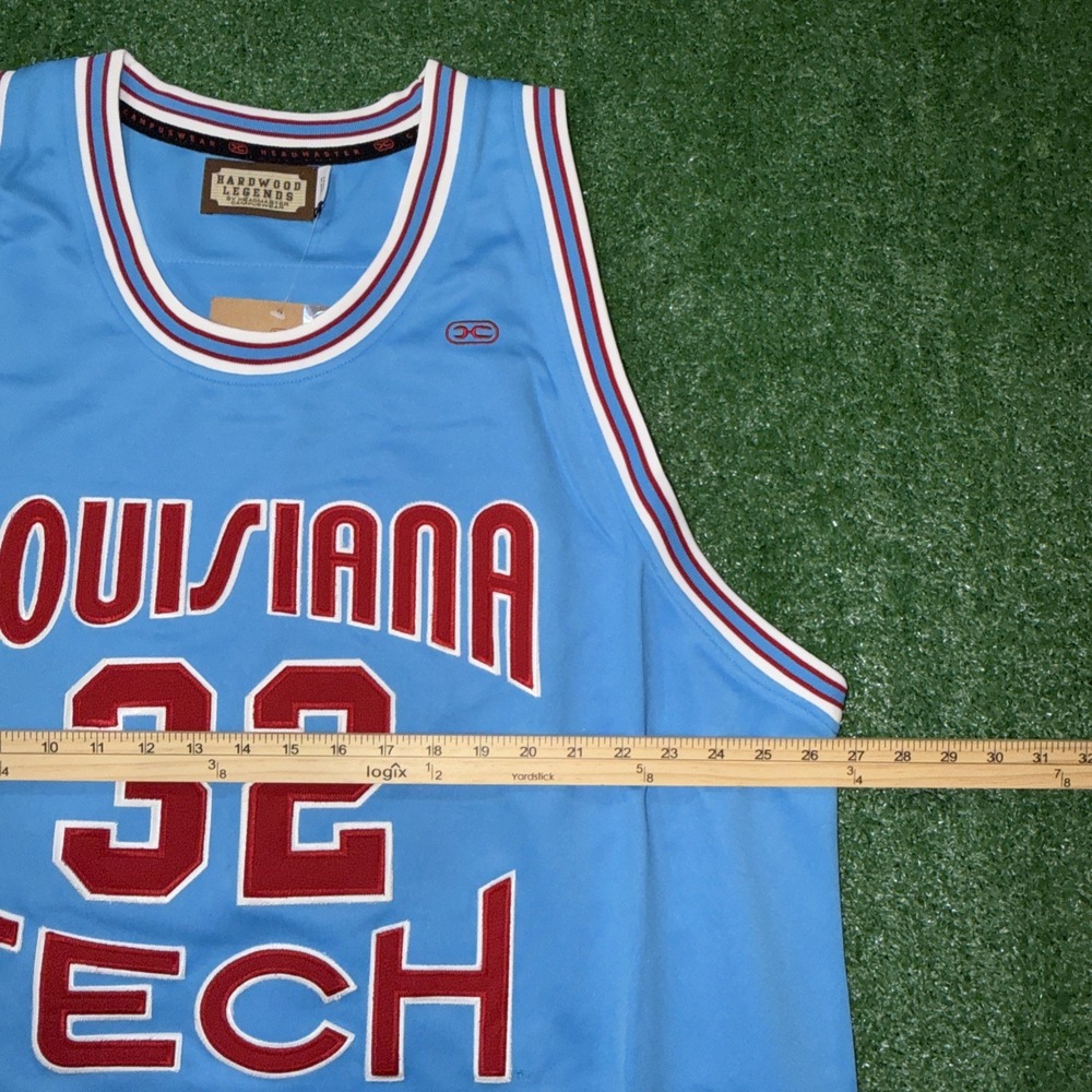 4XL Karl Malone Louisiana Tech Basketball Jersey  NCAA Hardwood Legends NWT‎ - Picture 3 of 5